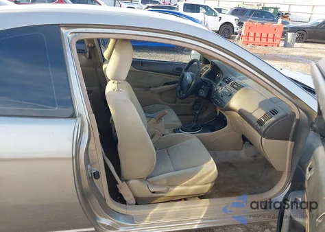 2003 Honda Civic Lx z USA, uszkodzony, nr VIN 1HGEM21583L077641